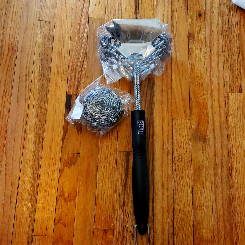 Grill Brush and scrubber.